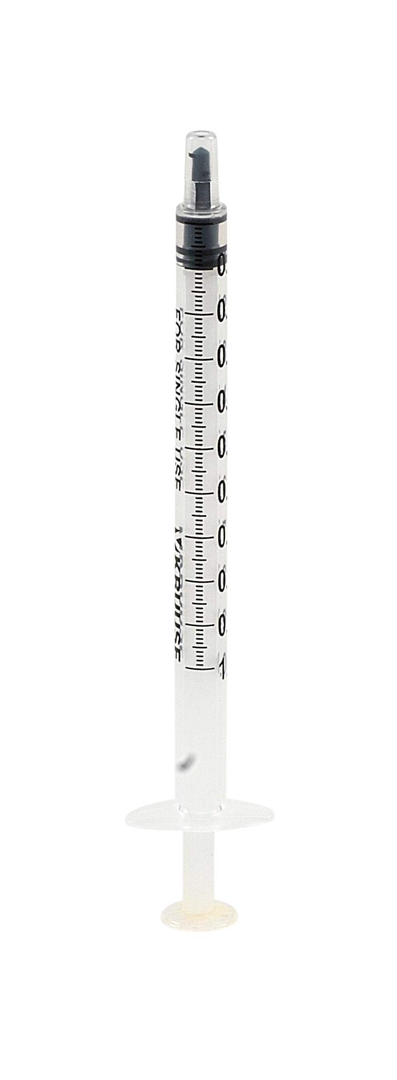 Kruuse Strzykawka jednorazowa 3 składniki, 100 sztuk, 1 ml