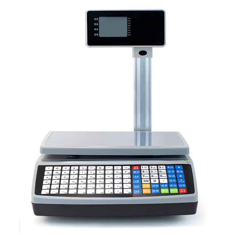 Caisse Enregistreuse, Balance de caisse enregistreuse PS6 Balance électronique de caisse enregistreuse intelligente à double écran, équipement d'impression de règlement Caisse enregistreuse de restaur