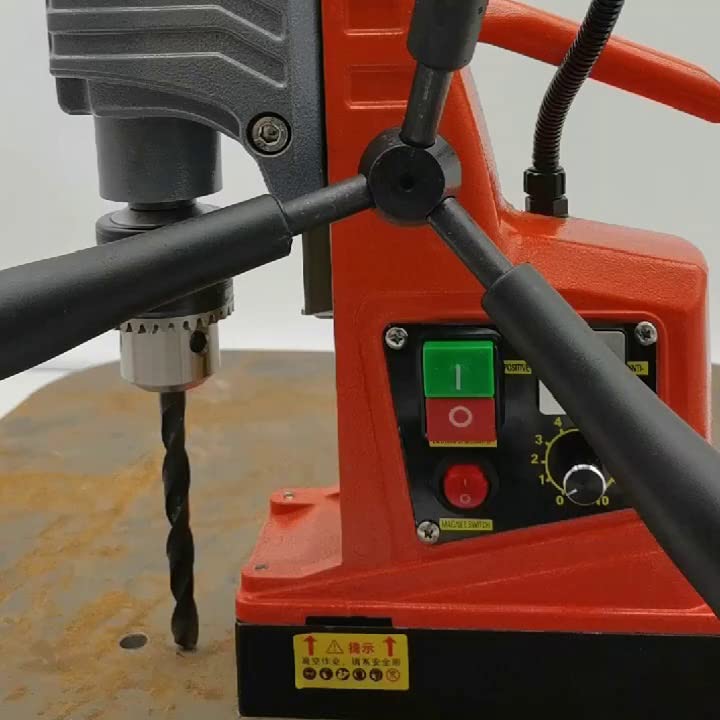Taladro Magnético Taladro De Base Magnética Taladro De Succión Magnético Taladro De Banco Taladro Eléctrico De Marcha Atrás Taladro Helicoidal Taladro(Package 1)