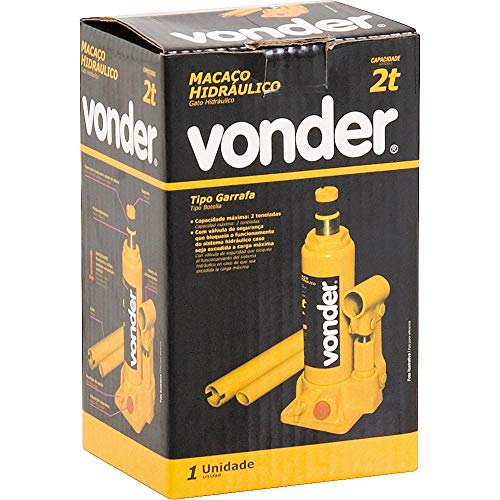 Vonder Macaco Hidráulico Tipo Garrafa 2 Tf Vonder