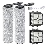 Leavans Set di 5 accessori per aspirapolvere a secco e a umido Tineco Floor One S5 / S5 Pro / S5 Pro 2 / S5 Extreme, kit di ricambi con 2 rulli a spazzola, 2 filtri HEPA e 1 spazzola per la pulizia