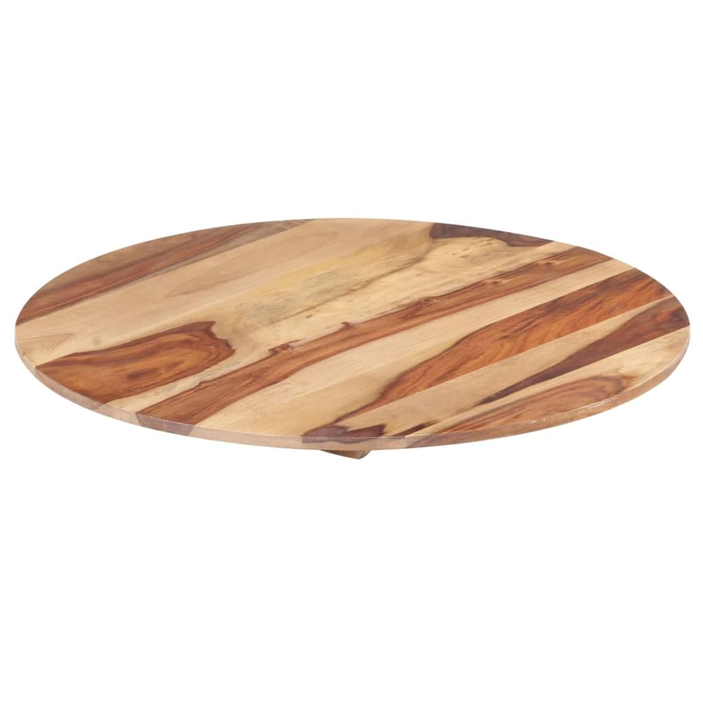vidaXL Dessus de Table, Dessus de Table de Remplacement, Plateau de Table Restaurant Café Hôtel, Bois Massif d'Acacia Rond 15-16 mm 60 cm