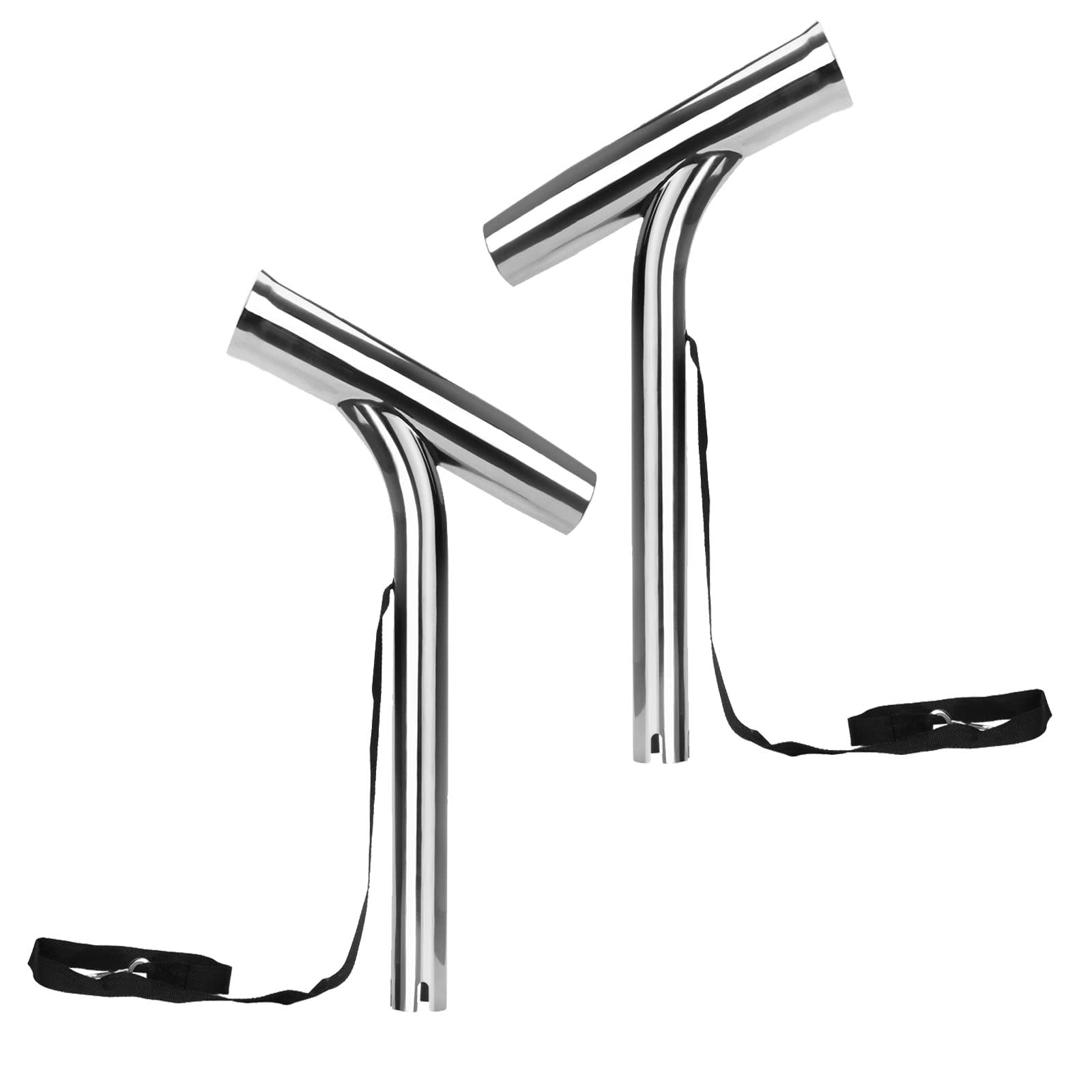 2pcs Stainless Steel Boat Fishing Rod Holder Outrigger Mount Fishing Pole Holder for Marine Kayak Yacht