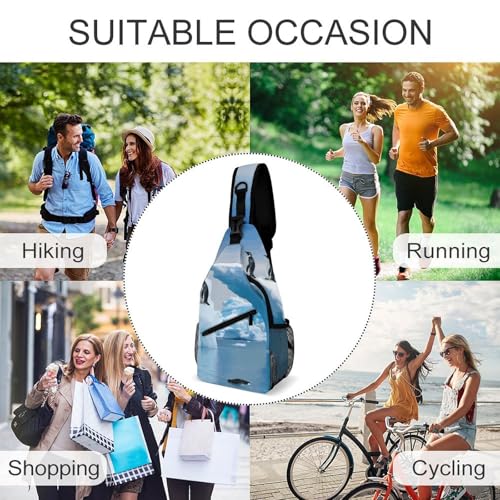 Bolso bandolera casual para viaje y senderismo miniatura 6