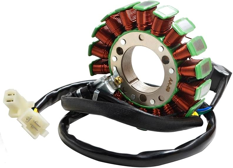XuLong Stator Magneto Coil 32101-38302 Compatible with Suzuki GN250 GN 250 1982-2001/TU250 TU 250 1997-2016, Ignition Coil for Motorcycle