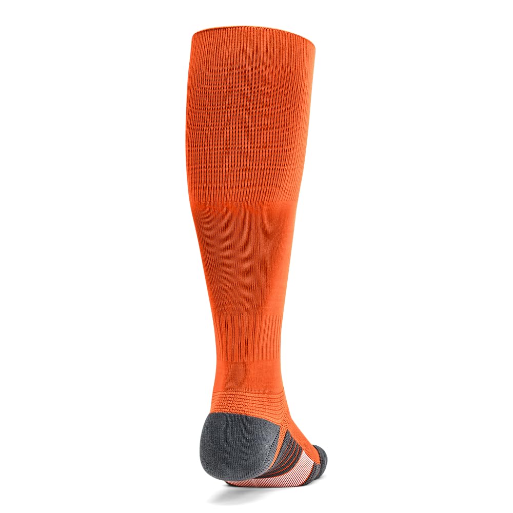 Under Armour Magnetico Socken für Erwachsene, Unisex, 1 Stück, (800) Team Orange/Pitch Gray/White, Medium – Ansicht 2