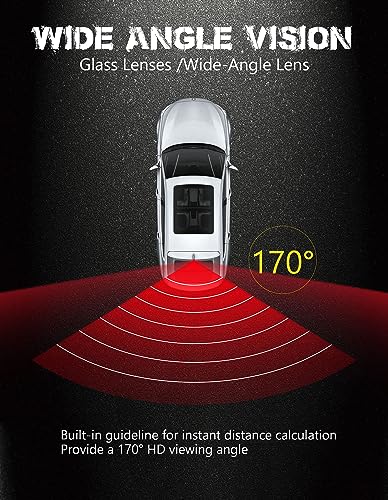 RED WOLF License Plate Backup Camera