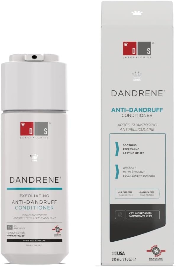 Dandrene Dandruff Conditioner – Dry Scalp Treatment Conditioner, Seborrheic Dermatitis Conditioner, Conditioner for Itchy Scalp for Men and Women (205ml)