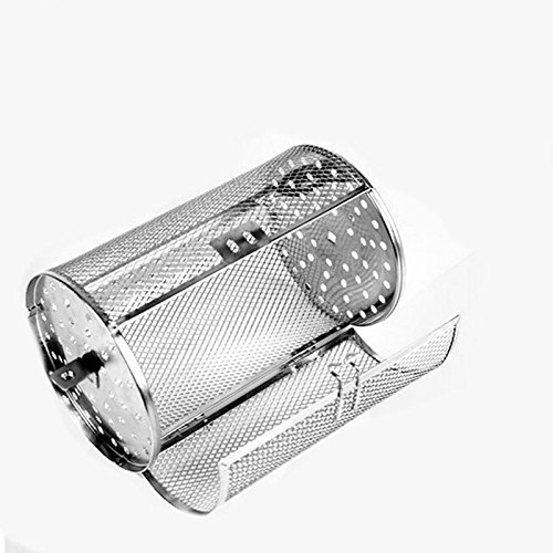 Hot Coffee Bean Peanut Bbq Grill Rotisserie Stainless Steel Drum Roaster Basket #TOP1