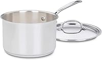 Vista 9 de Cuisinart Cacerola de 1.5 Cuartos con Tapa, Colección Clásica de Utensilios de Cocina del Chef de Acero Inoxidable, 719-16