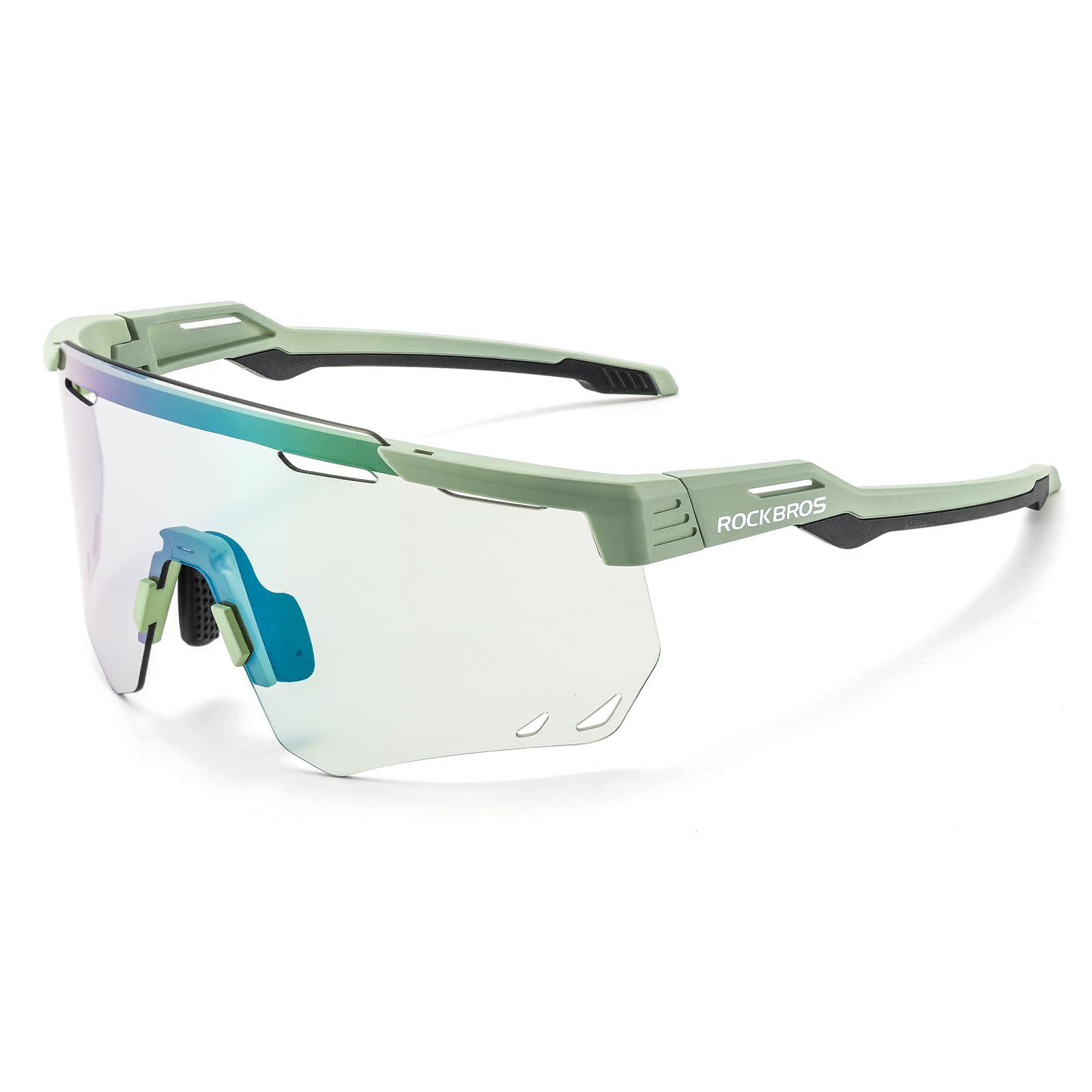 ROCKBROS Gafas Ciclismo Fotocromáticas TR90 Montura para Hombre Mujer, Gafas Bicicleta UV400 Protección Gafas de Sol Deportivas para MTB Running Escalada Deportes al Aire Libre
