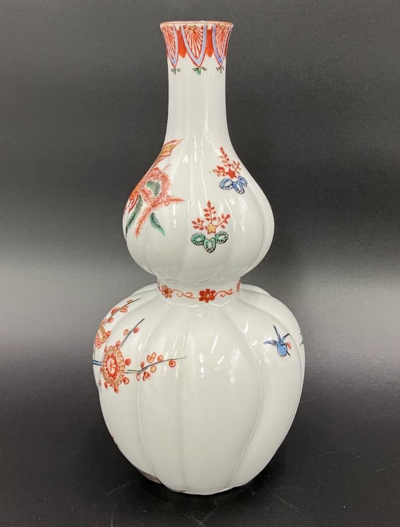 Amazon.co.jp: 柿右衛門様式 色絵瓢箪形徳利 花鳥鳳凰文 有田焼 酒器