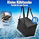 achilles Kühltasche für Beifahrer-Organizer Kühleinsatz für Rücksitz-Box Mülleimer für Autositz-Tasche Auto-Mülleimer, 16x24x20cm (Schwarz)