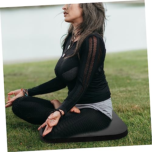 Gogogmee 4 Pçs Assento Ao Ar Livre Tapete Ao Ar Livre Nbr Preto Assento De Arquibancada Portátil Ass