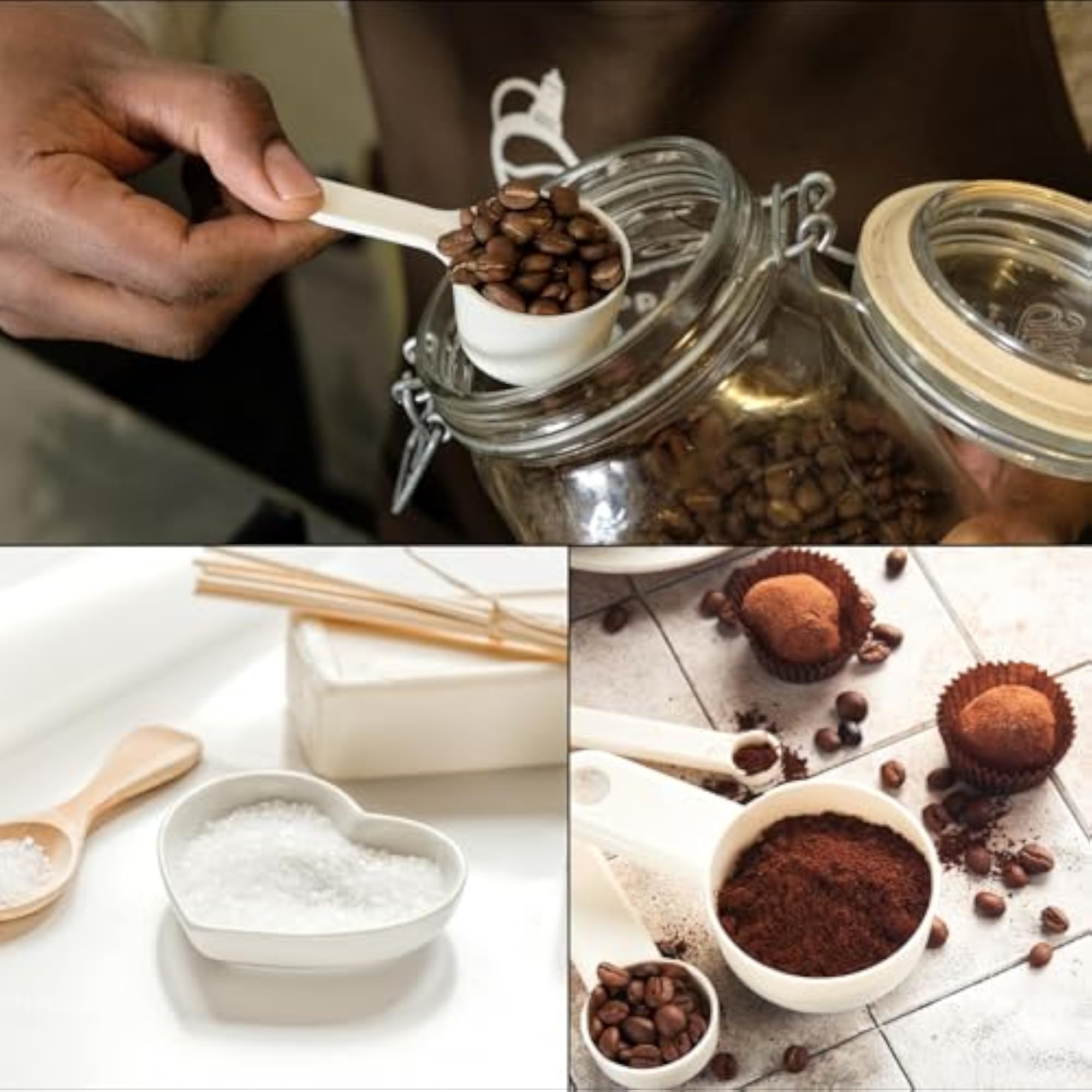 30Pcs Teaspoon Micro Scoops Set