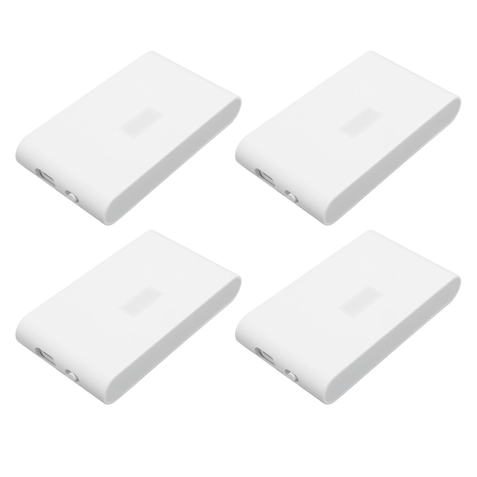 Luz Nocturna LED Magnética con Sensor de Movimiento, Luz Nocturna Inalámbrica Recargable de 2700k para Escaleras de Dormitorio Material: ABS Juego de 4