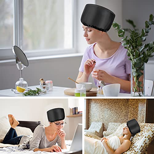 hadio Bonnet Hood Hair Dryer, Adjustable Hair Dryer Hood Bonnet for Hand Held Hair Dryer Cap Bonnet, Stretchable and Extended Hose Length Hair Drying Bonnet for Hair Care, Styling &Deep Condition - Image 8