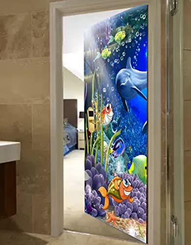 Image of Decorative Door Wallpaper Wall Poster for Home, Office, Kitchen, Living Room, Bedroom Doors etc(Size-30x78 inch) 10 (Design 02)