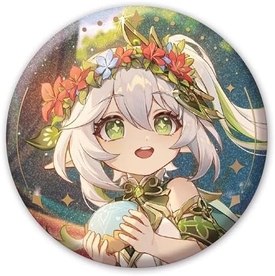 Amazon.co.jp: 原神 公式グッズ 正規品 逸聞軼事 缶バッジ (ナヒーダ 