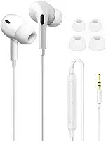 Gshield Fone de Ouvido com Fio Intra Auricular, Microfone Integrado 1,2m Dual Air (P2, Branco)