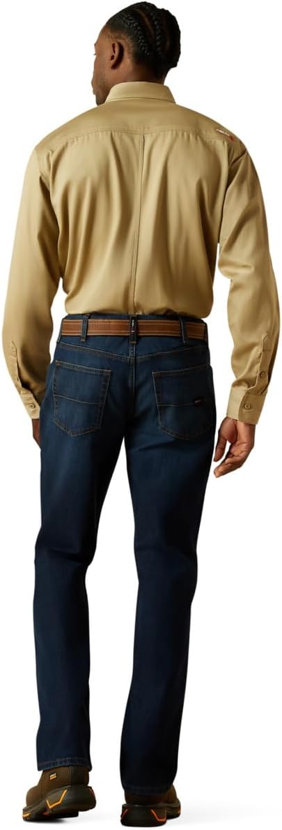ARIAT Men's Flame Resistant M5 Lightweight DuraStretch Straight Leg Jean