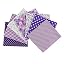Aufodara Lot 7 Tissus Coton 50x50 Cm Imprimés Patchwork - Chiffons Couture Quilting DIY Rouge
