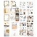 10 Rollen Washi Masking Tapes und Aufkleber Set mit Notizen für Bullet Journal Planer DIY Crafts Arts Scrapbooking Kleber (Southplant)