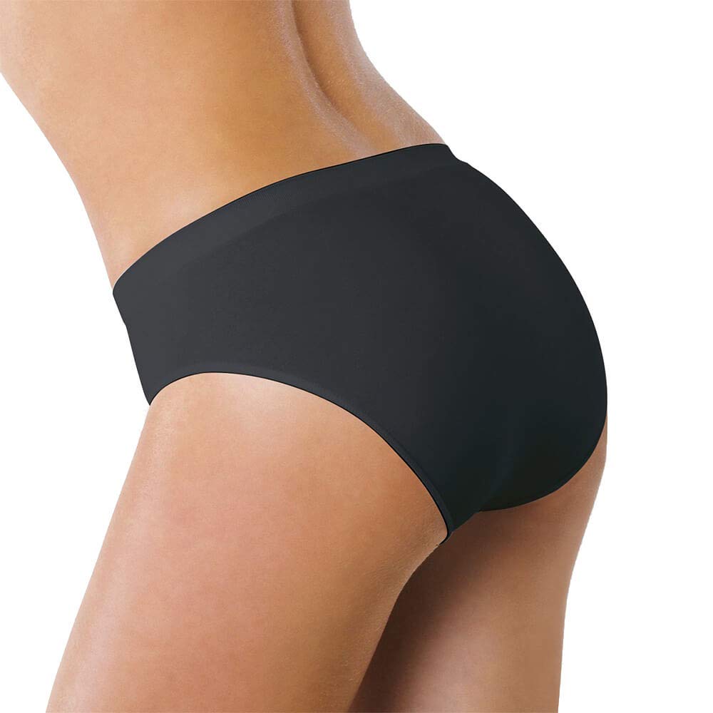 Lot de 6 slips mi-microfibres pour femme