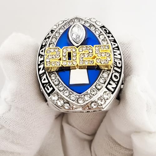 ZZXZJW 2025 Fantasy Football Championship Ring Trophy Award for Fantasy Football League Winner (3, 13) by ZZXZJW - Image 6