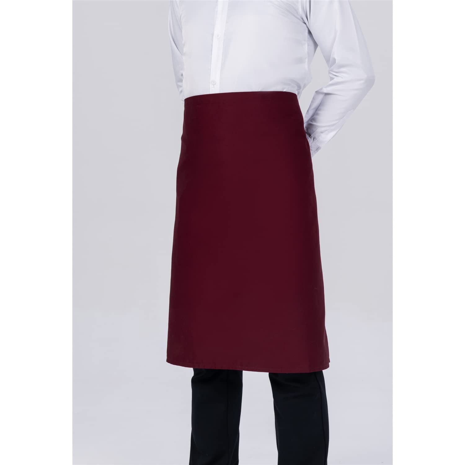MISEMIYA - PAQUETE de 10 Unidades - DELANTAL CAMARERO UNISEX DELANTAL COCINA DELANTAL CAMARERO CHEF COCINERO 70mm x 90mm - Ref.861