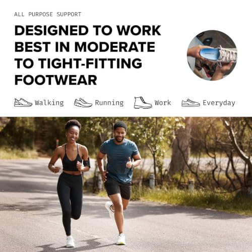 Image of Superfeet All-Purpose Support Medium Arch Insoles (Blue) for Active Lifestyle with Medium Arch Support - Men 11.5-13 / Women 12.5-14