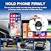 Autorder Car Phone Holder for 2019-2025 Toyota RAV4 Accessories Phone Mount 7/8-Inch Screen Cell Car Automobile Cradles Hands-Free 360 Degree Rotation