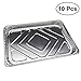 Produktbild BESTONZON 10pcs Aluminium Folie Pfannen einweg Alutropfschalen Backblech BBQ Teller