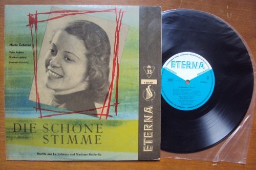  Die schöne Stimme. Duette aus La Boheme und Madame Butterfly - 10 Inch. Maria Cebotari, Walther Ludwig, Peter Anders, Artur Rother Mono