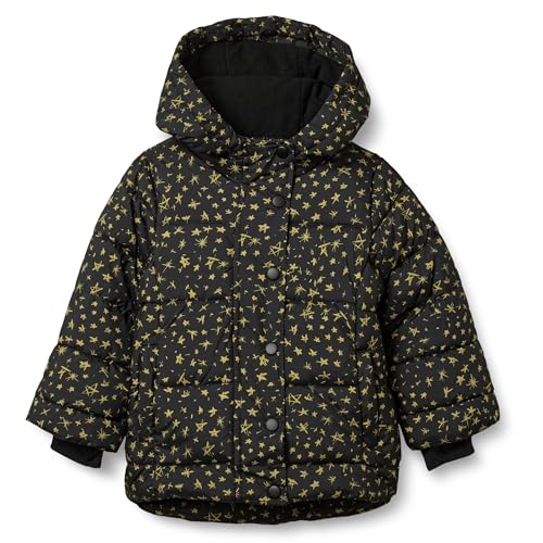 Amazon Essentials Baby Mädchen Schwerer Daunenmantel Mit Kapuze, Wasserabweisend, Schwarz Sterne, 18 Monate Amazon Essentials Baby Mädchen Schwerer Daunenmantel Mit Kapuze, Wasserabweisend, Schwarz Sterne, 18 Monate