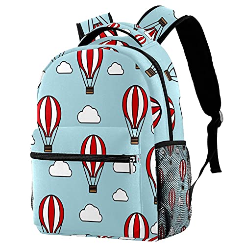 Sac à dos de voyage enfant avec motif nuages et montgolfière