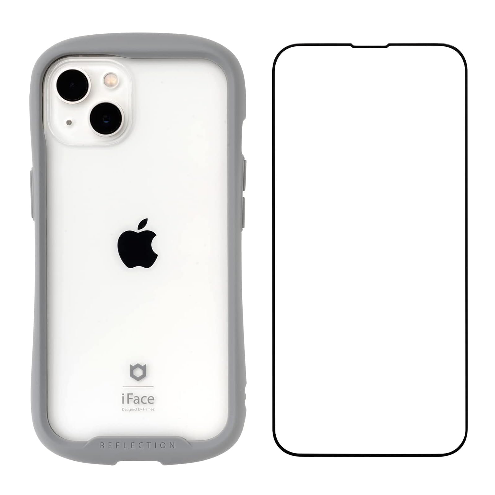 Amazon.co.jp: iFace Reflection iPhone 13 用 ケース 強化ガラス 
