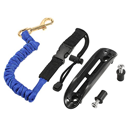 Montagem de canoa, Andoer Suporte para clipe de remo para caiaque Kit de suporte para remo de remo p