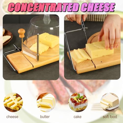 Cortador de queso con manivela ideal para cenas en casa y tablas de embutidos gourmet 3
