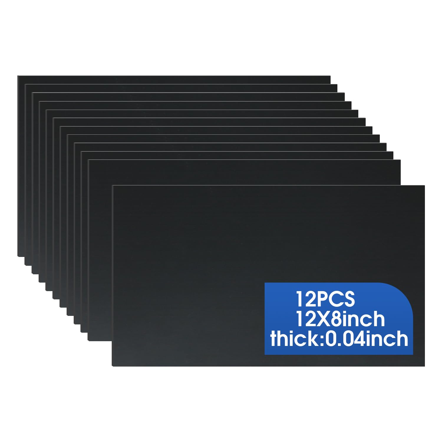 White ABS Plastic Sheets - 4 Pack for Crafts & DIY -17