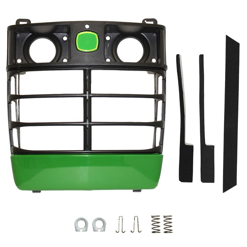 RAParts Front Grille/Mounting Pad/Clips Replaces LVA11379 Fits John Deere 4200 4300 4400
