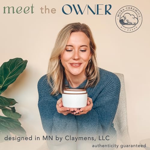 Mora Ceramic Ramekins - 6oz, Set of 6 - Small Oven Safe Baking Dishes/Cups - For Personal Pudding, Creme Brulee, Souffle, Serving Dip, Custard, Ice Cream - Single Mini Bowls - Vanilla White - Image 4