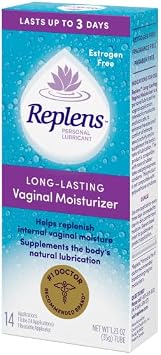 Replens Long-Lasting Vaginal Moisturizer with Reusable Applicator, 35-gram Tubes (Pack of 2)