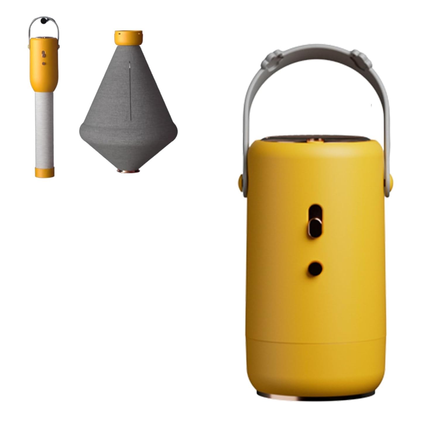 TOMVAES Mini Dryer, Portable Dryer Machine for Clothes, With Uv Lamp And Large Cloth Cover, Travel Clothes Dryer Suitable for Socks, Tank Tops, Panties, Underwear (Yellow)