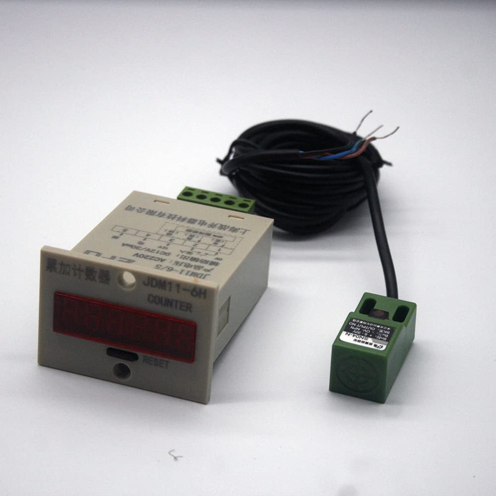 Licznik elektroniczny z 5 6-cyfrowym wyświetlaczem AC220 / AC36V / DC 24V / DC 12V Łatwy w instalacji