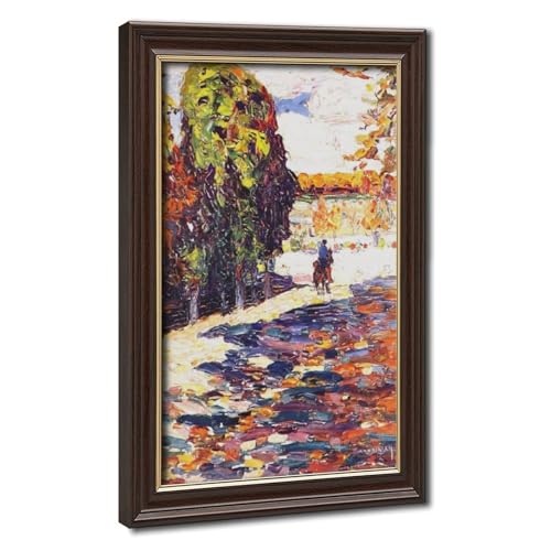 Toile Kandinsky Park of Saint Cloud pour la décoration murale du salon ou bureau