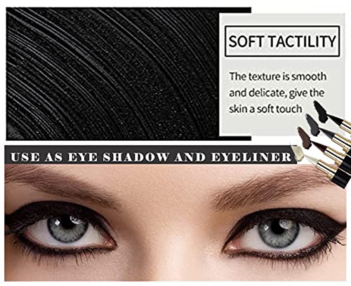 Mysense Black Gel Eye Liner Sticks Smooth Matte Black Eye-liner Pencil Tattoo Eyeliner Pen Makeup Eye-liners for Women(Black) - Image 6