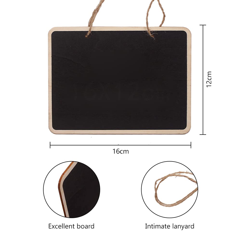 Lot De 15 Petits Tableaux à Craie Avec Support, Marqueur à