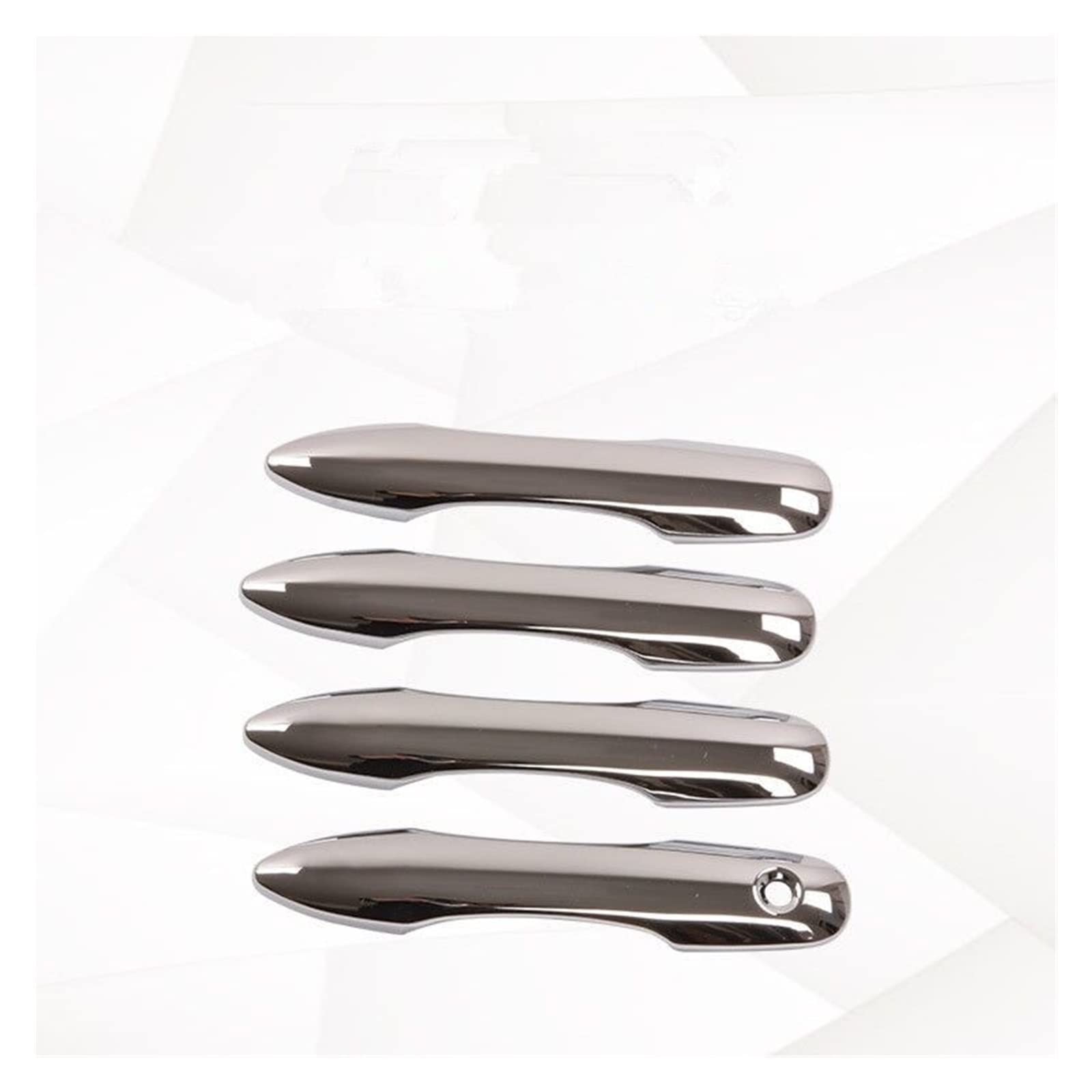 Qwqthgs One Color Car Exterior Door Handle Cap For Camry Xv70 70 2018-2021 Chrome Car Door Handle Cover Bowl Trim Sticker Styling Accessories(0 Keyless Entry)