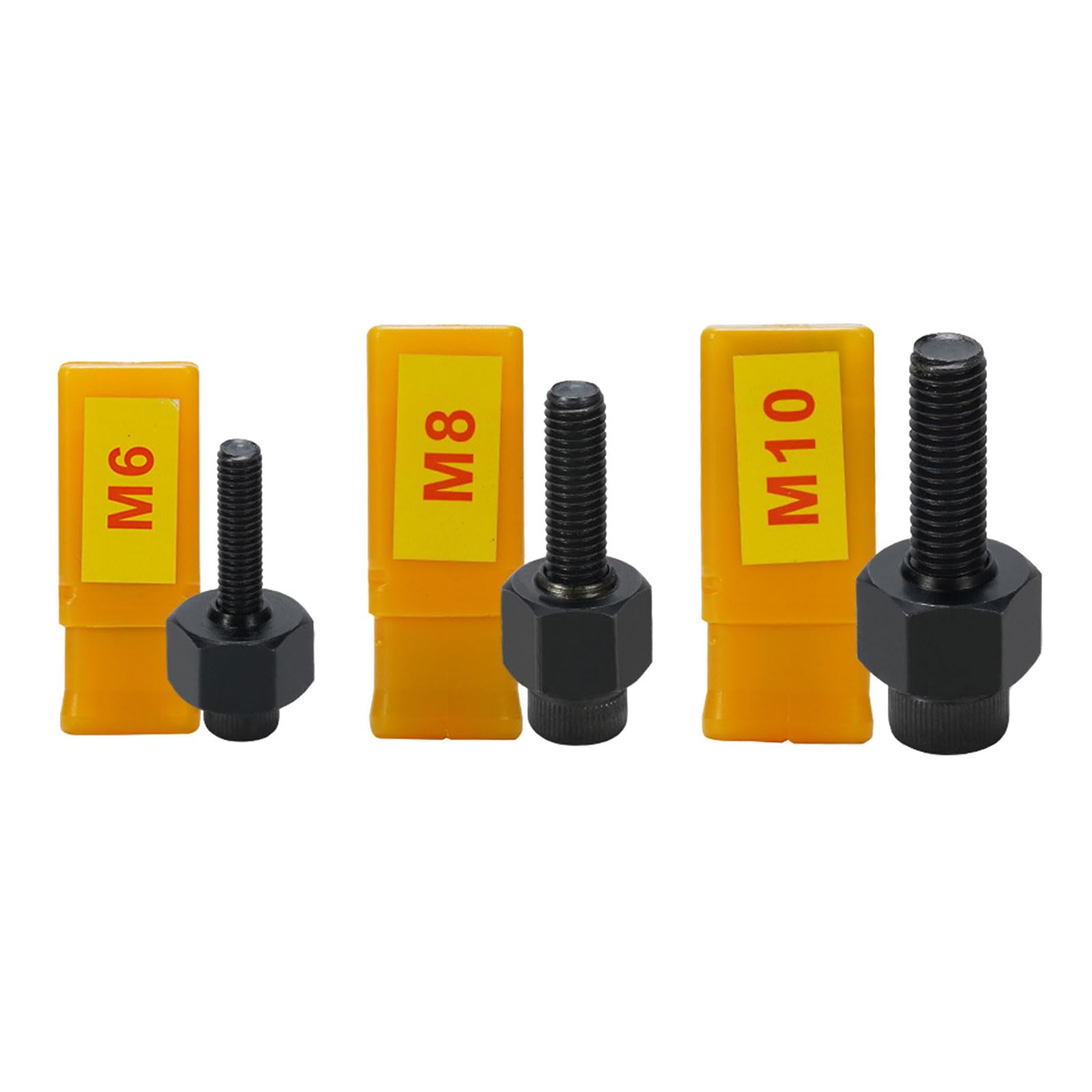 of 3 Portable Hand Rivet Nut Installation Heads Ideal for DIYer Enthusiasts and Home Repair Tasks Lightweight Design Anti Rotation
